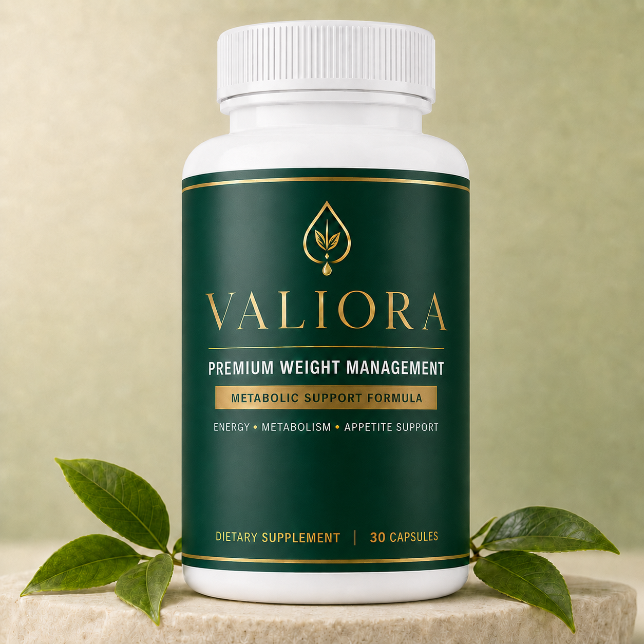 Valiora Capsules Premium Weight Management bottle, 30 capsules dietary supplement
